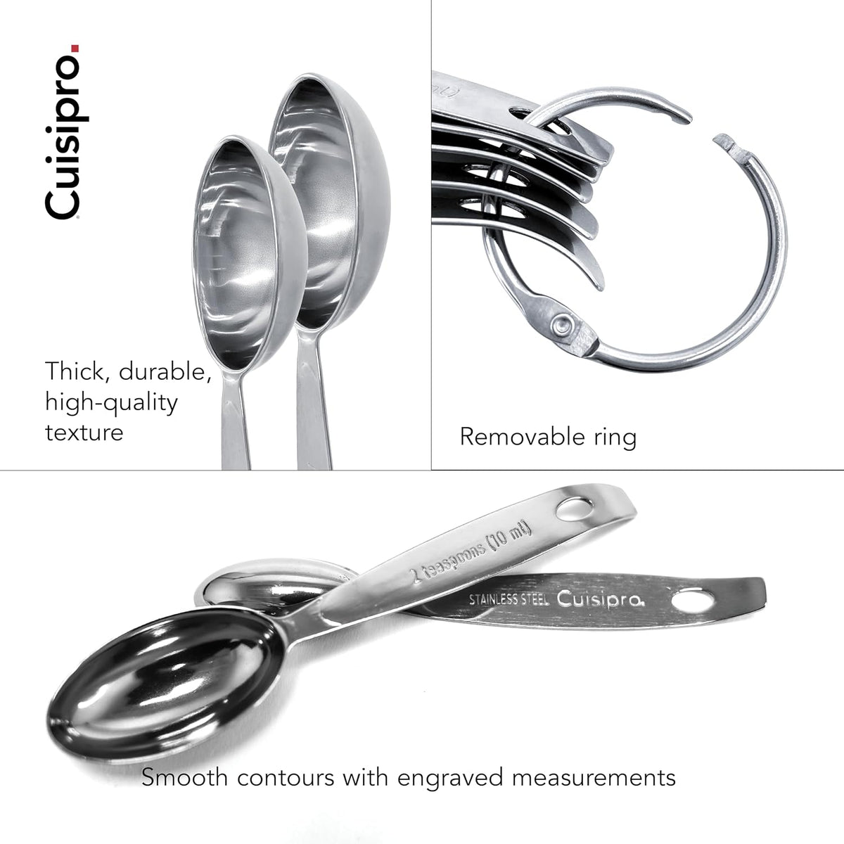 CUISIPRO Odd-Size Measuring Spoon SS 5pc Set