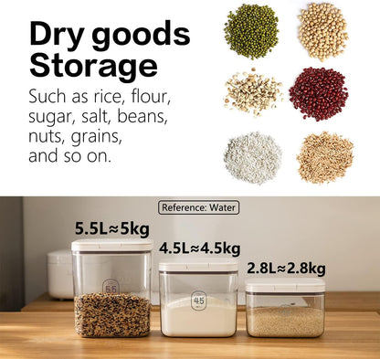 Flour Container 20LBS - 10 L /10.5 QT /10 KG - Rice Container Storage Food Grain Container Bins Household for Kitchen Pantry Organization (11L)