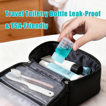 34oz/1000ml Wide Mouth Plastic Bottles with Airtight Lids, Graduated Food Grade Leak Proof PP Containers Jars for Water Sample Lab Reagent Liquid Medicine Storage (Transparent, 3 Pcs)
