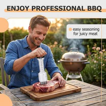 Sauce Injector Meat Tenderizer 1 Pack For BBQ Turkey Chicken Poultry