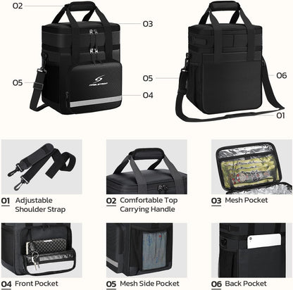 Maelstrom Lunch Box for Men,Insulated Lunch Bag Women/Men,Leakproof Lunch Cooler Bag, Lunch Tote Bag