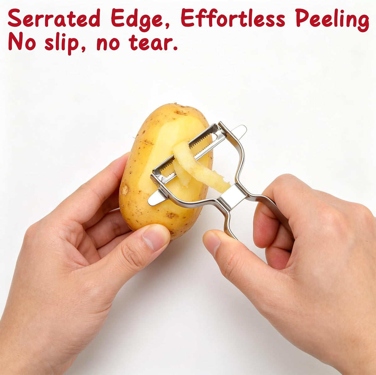 Stainless Steel Vegetable Y Peeler, Easy Grip Y Peeler