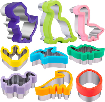 Fruit Cutters Shapes for Kids 22 Pcs, Mini Cookie Cutters Set, Vegetable Cutter with Food Picks