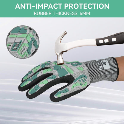 Safety Work Gloves,Impact Gloves for Men Women