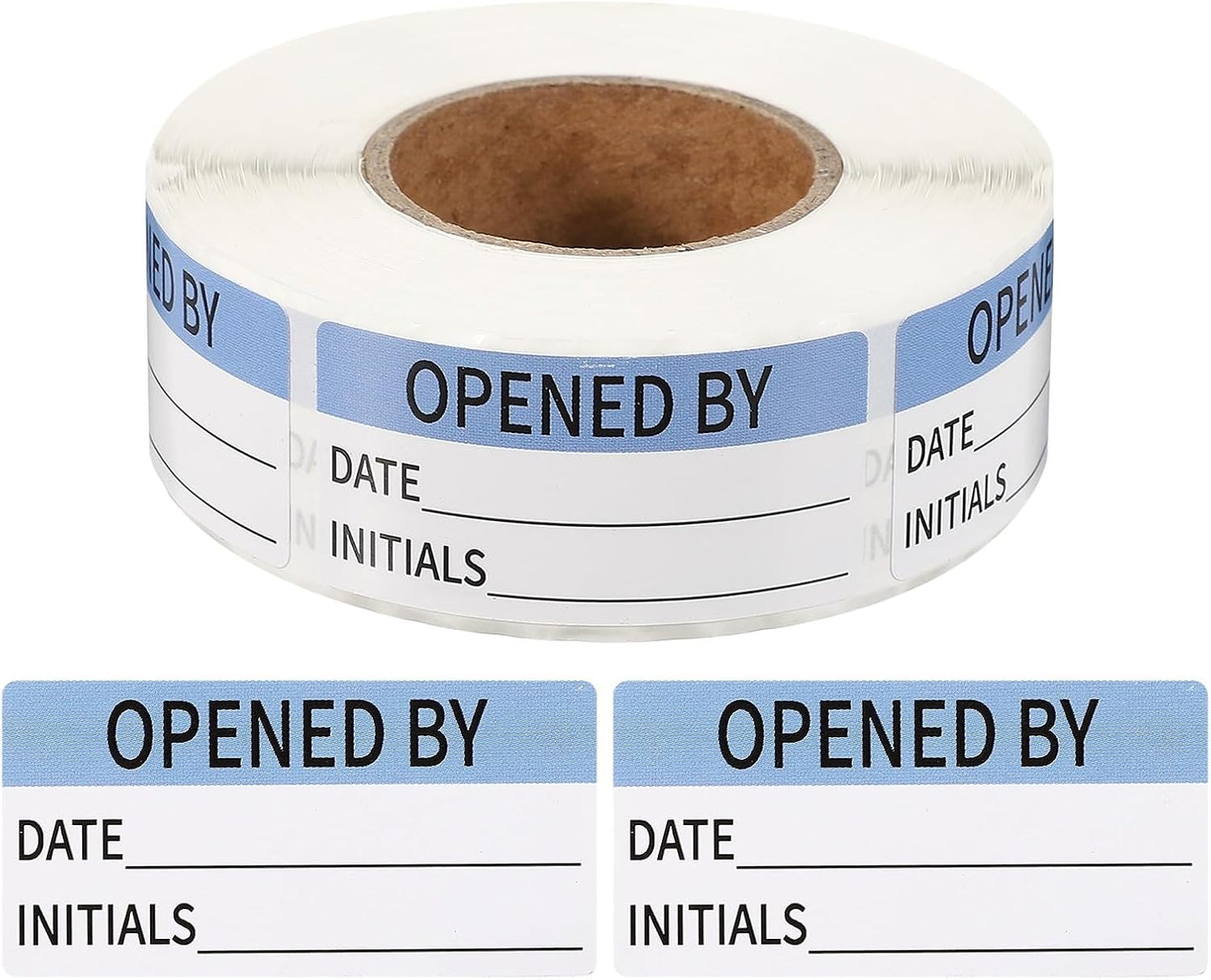 PATIKIL 500 Pcs Expired Date Label Stickers Roll, 2 x 1 Inch Removable Inventory Labels Adhesive Food Sticker Roll for Marking Organizing Inventory and Food Container, White and Black