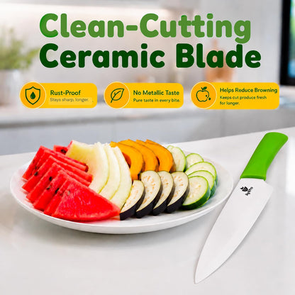 Ceramic Knife Set, 2 Piece, 6 and 4 Inch Sharp Kitchen Blades