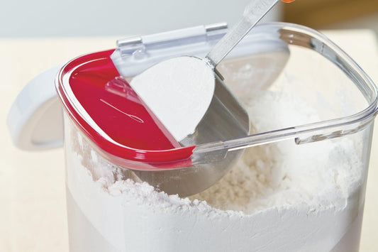 PrepSolutions Flour Keeper – Airtight Storage Container for Flour, Sugar & Dry Goods, 5 lb Capacity, BPA-Free, Easy Pour Design