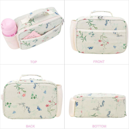 RHCPFOVR Kids Lunch Bag - Insulated Lunch Box for Boys Girls,Washable Lunch Bag and Reusable Toddler Leak-proof Lunchbox for School and Daycare - Colors A