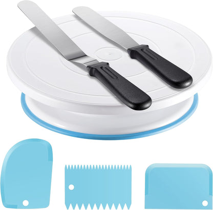 Kootek Cake Decorating Kit with Turntable Baking Supplies for Beginner Pros