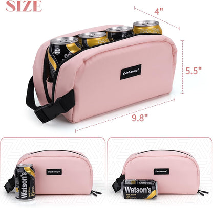 Cerbonny Freezable Cooler Bag for Work/School Travel - Mini Insulated Bag Fit For Yogurt