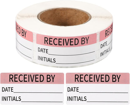 PATIKIL 500 Pcs Expired Date Label Stickers Roll, 2 x 1 Inch Removable Inventory Labels Adhesive Food Sticker Roll for Marking Organizing Inventory and Food Container, White and Black