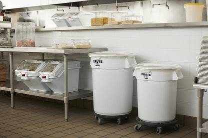 Rubbermaid Commercial Products Space Saving Square Food Storage Container 6 Quart Clear for Kitchen/Sous Vide/Meal Prep
