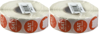 DayMark Safety Systems-IT1143926 Day of the Week 3/4" Circle Permanent Label, SAT (Roll of 1,000)