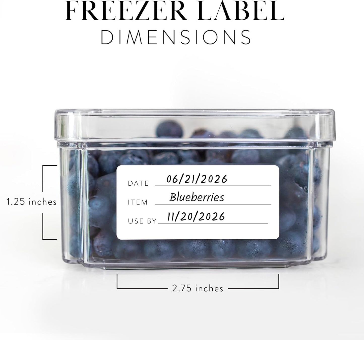 SAVVY & SORTED Expiration Date Pantry Labels, 160 Waterproof Food Expiration Date Label for Containers, Kitchen Stickers for Food Freshness, Use by Meal Prep Labels, Best By Write On Labels