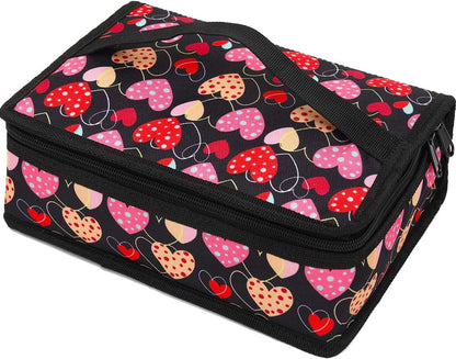 FlowFly Small Insulated Lunch box Portable Soft Bag Mini Cooler Thermal Meal Tote Kit with Handle for Work & School, Black