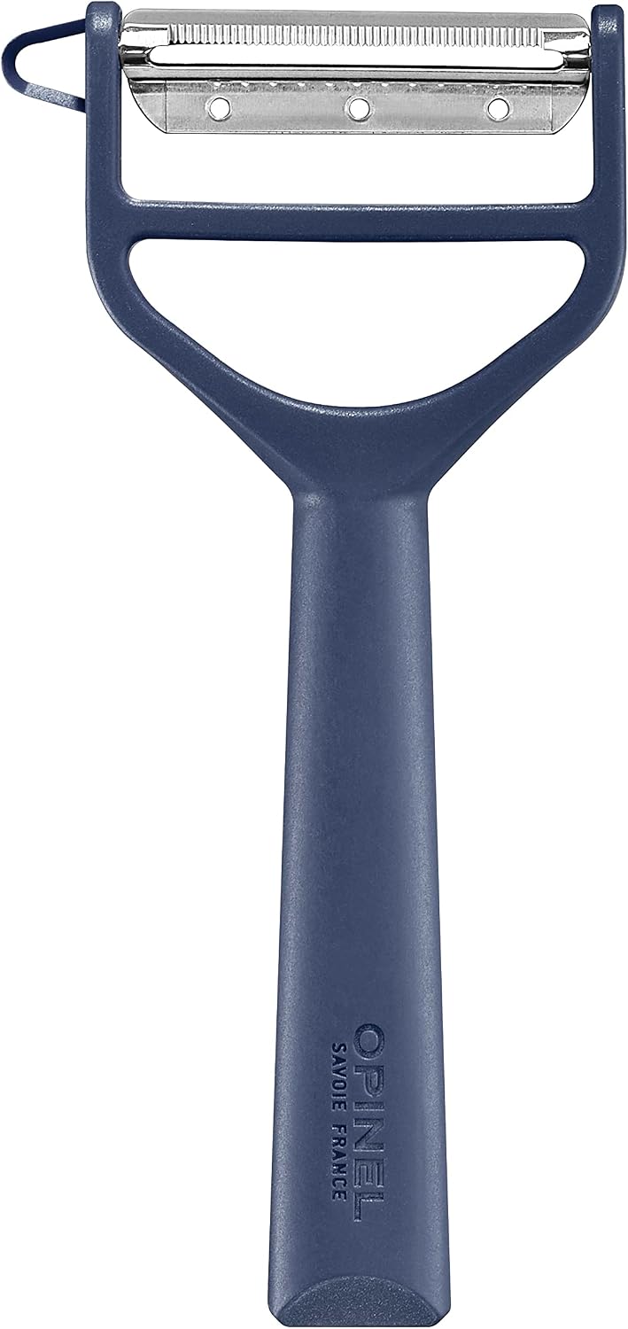 Opinel T-Duo Polymer Julienne Peeler (Blue)