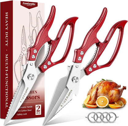 Freelander Kitchen Scissors Set - All Purpose Heavy Duty Poultry Shears