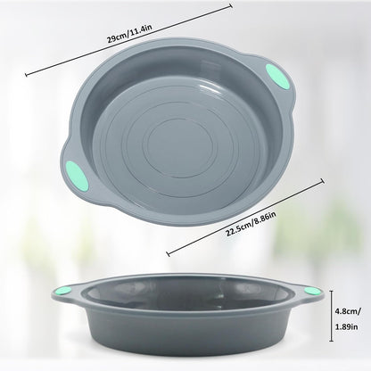 To encounter 2Pack Silicone Muffin Pan with Metal Frame, 12 Cup Regular Size Cupcake Pan, Non-Stick Baking Tray, Food Grade Baking Molds for Oven, Dishwasher Safe