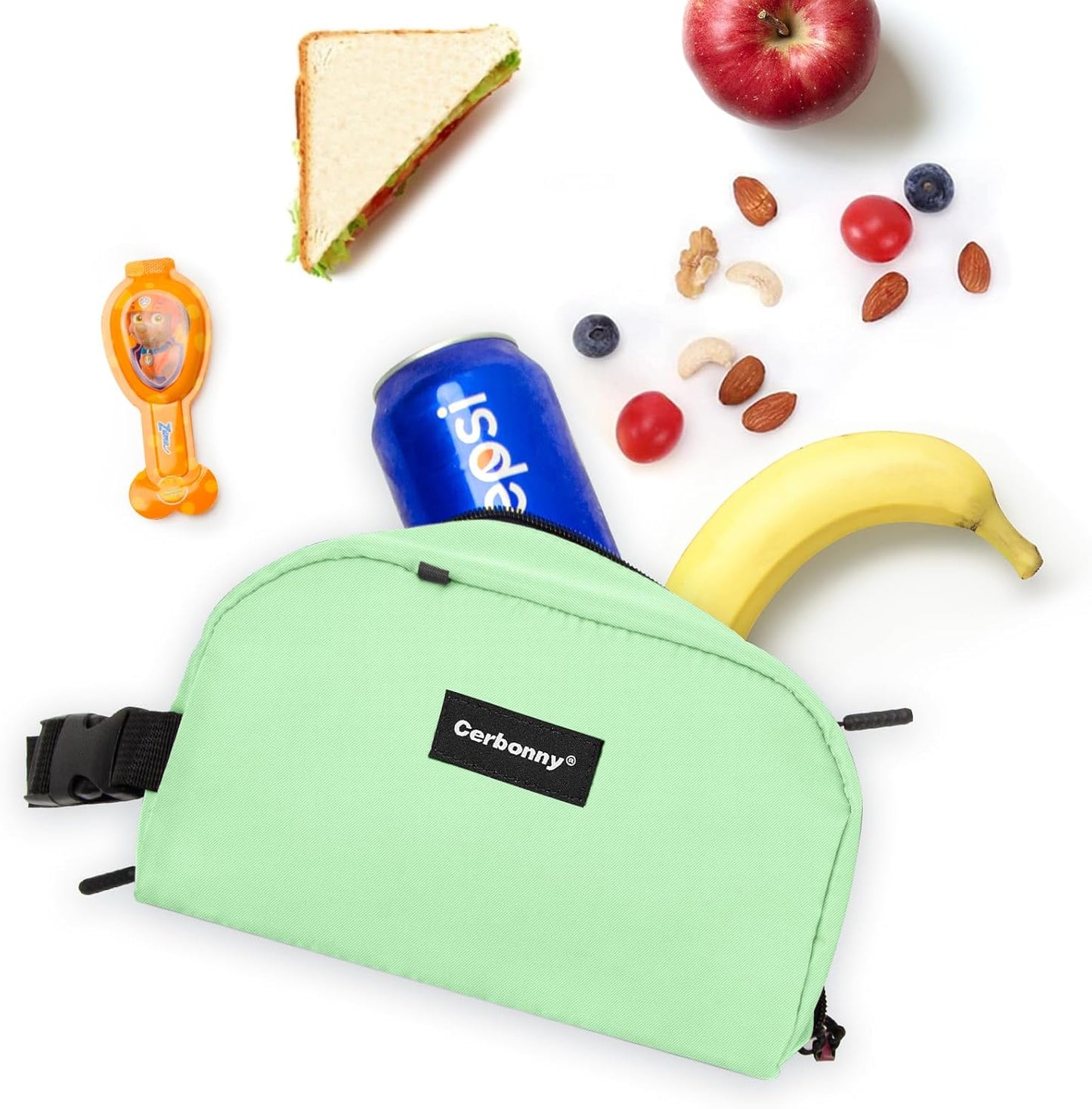 Cerbonny Freezable Cooler Bag for Work/School Travel - Mini Insulated Bag Fit For Yogurt