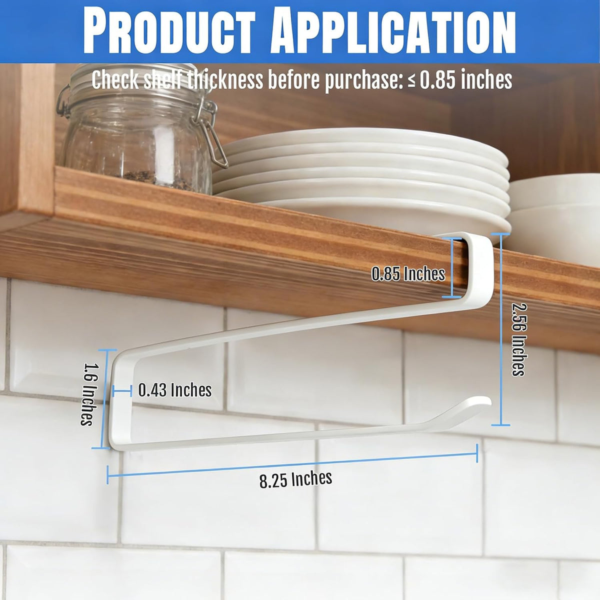 Tumbler Lid Organizer, No Adhesive or Drilling, Kitchen Space Saver