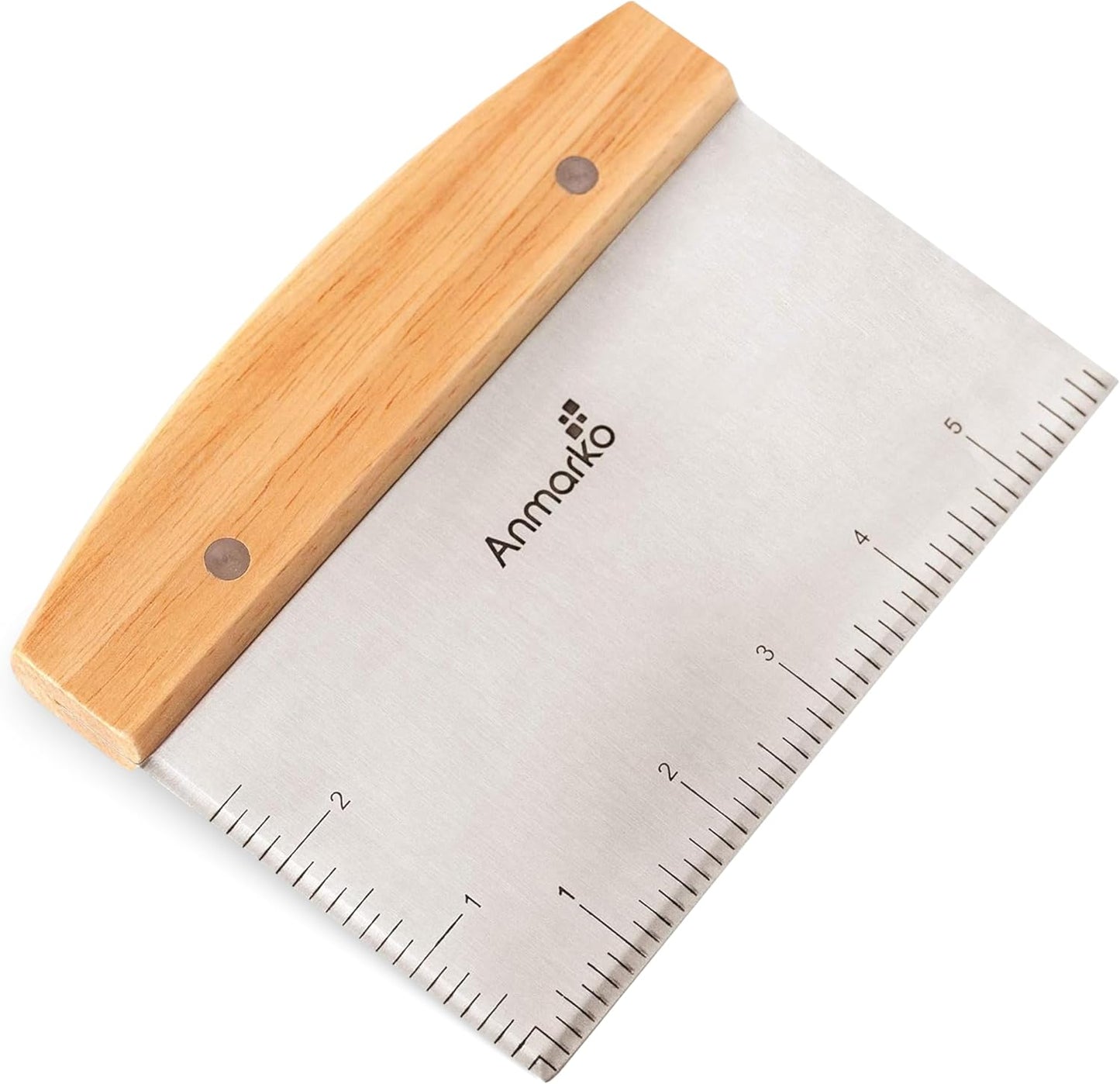 Stainless Steel Metal Griddle Scraper Chopper - Great as Dough Cutter for Bread and Pizza Dough - Multipurpose Kitchen Utensil for Flat Top Griddle - Commercial Quality