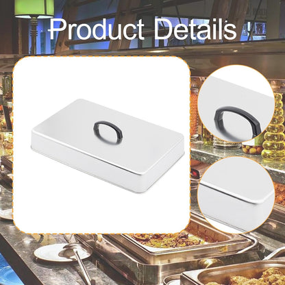Grill Lid Steaming Food Cover Cooking Dome Rectangular Grilling Dome Burger Cover for Commercial BBQ Flat Top Griddle Patties, 22.2x14.6x6.6cm