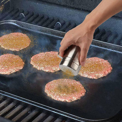 HULISEN Cheese Melting Dome & Smashed Burger Press, 6.2" Grill Press with 9" Basting Cover, Stainless Steel Burger Smasher, Griddle Accessories Kit for Flat Top Grill Cooking Indoor/Outdoor