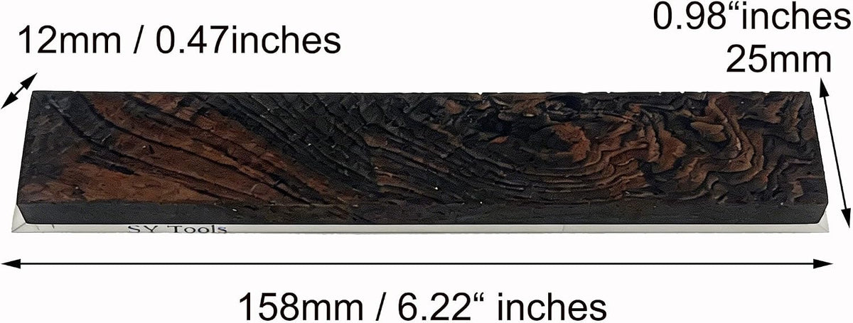 Oak Wood Honing Plate Knife Shapening Polishing Stone for Guided Sharpening System, Double-Polished Wood withAluminum Base for Knife Deburring & Polishing (Oak)