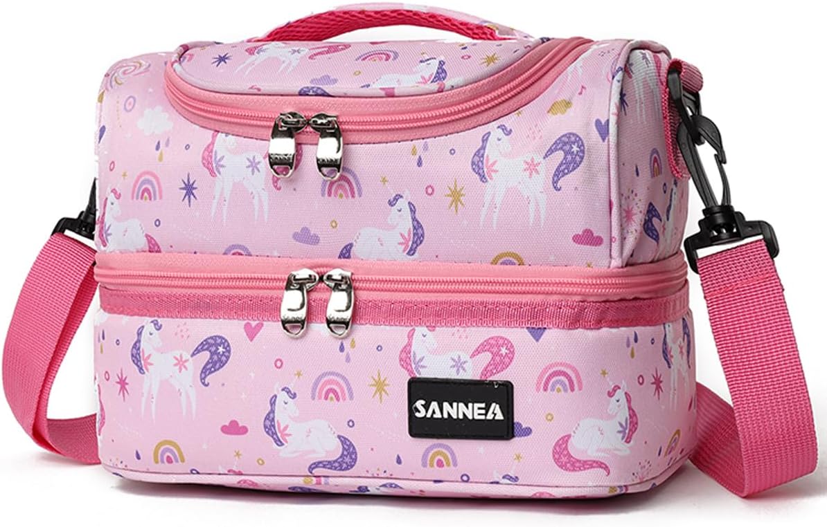 Lunch Bag for Kids Coole Lunch Box Tote for Women Girls Boys Children Student Insulated Bento Bag for School Work Picnic Outdoor Activities