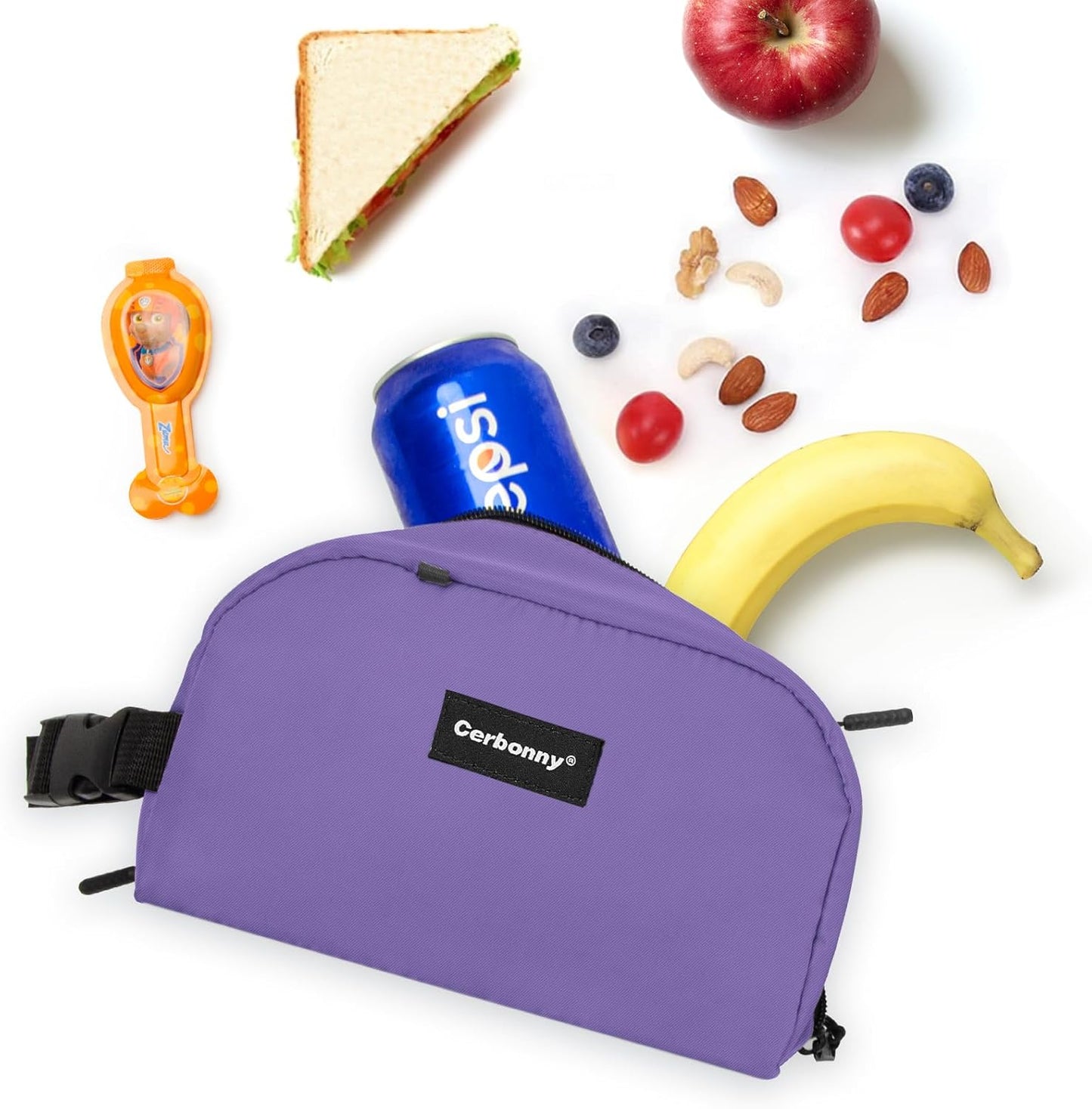 Cerbonny Freezable Cooler Bag for Work/School Travel - Mini Insulated Bag Fit For Yogurt