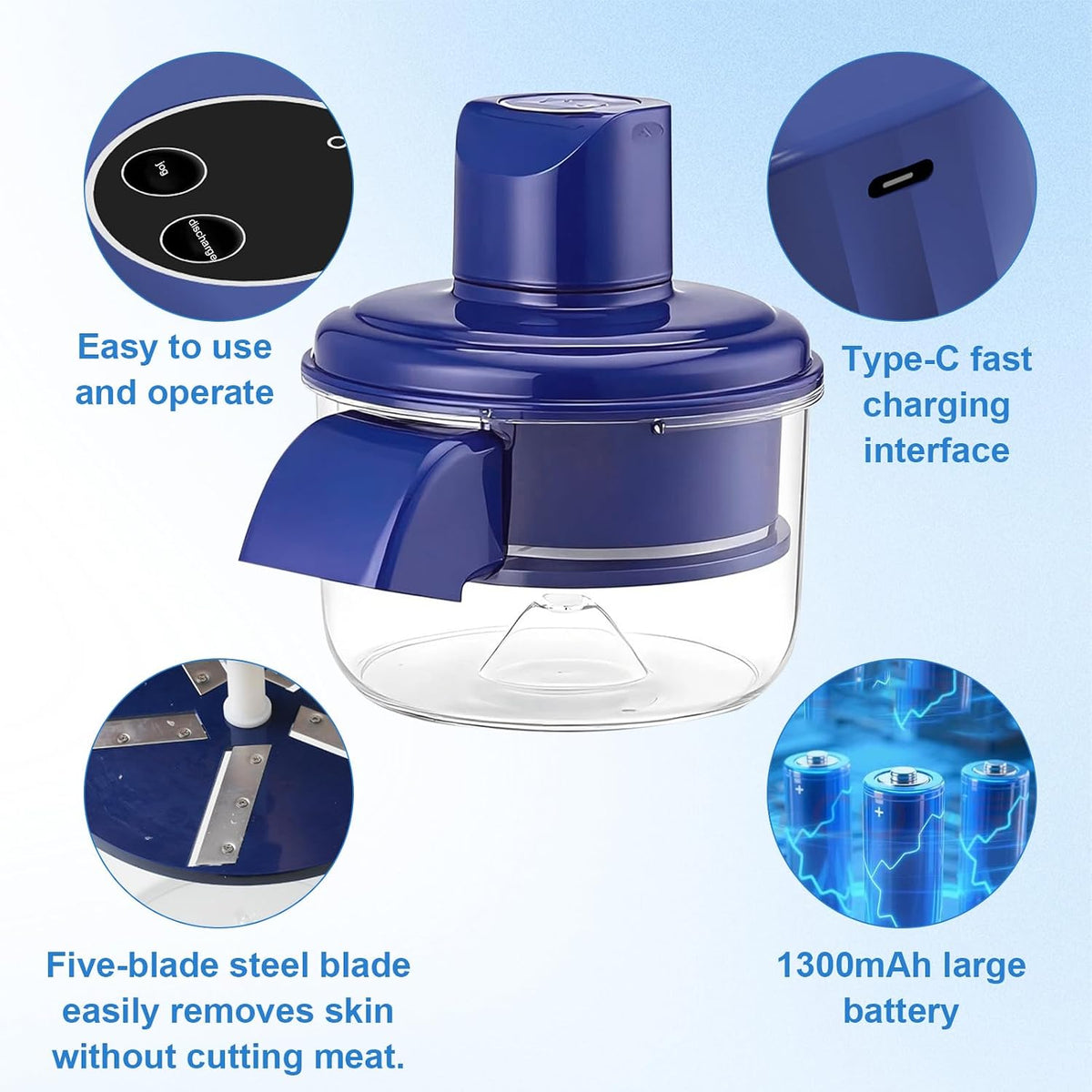 Grape Peeler, Electric Garlic Peeler Machine for Cherry Tomatoes