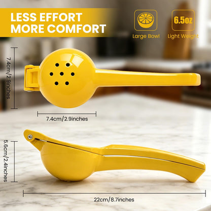 8.7" Lemon Squeezer Combo, Manual Citrus Juicer for Limes & Lemons