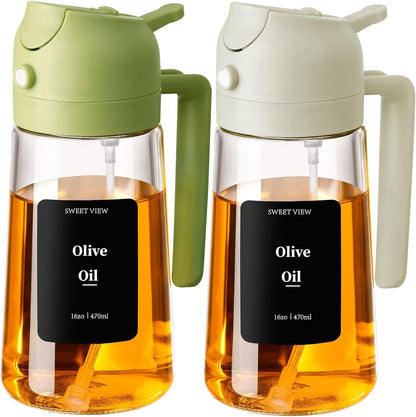 SWEET VIEW Olive Oil Sprayer for Cooking 16oz/470ml