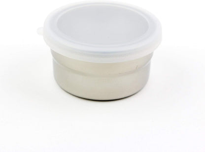ECOlunchbox Oval & Snack Cup – 2-Piece Stainless Steel Lunch Set, 30 oz Total (24 oz Oval + 7 oz Leak-Proof Cup), Plastic-Free, Dishwasher & Oven Safe