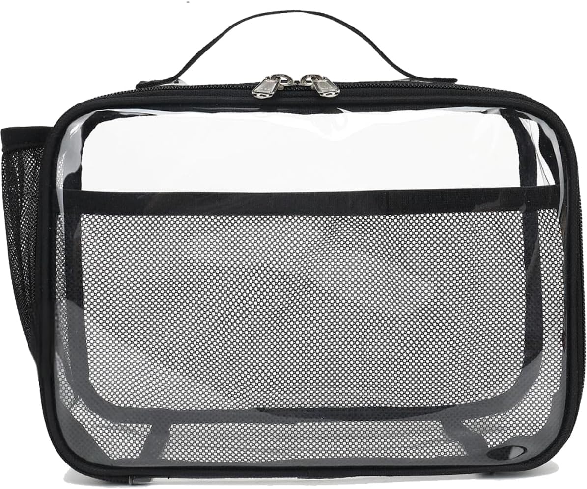 GYEUKHAM Insulated Lunch Box for School, Thermal Reusable Durable Freezable Lunch Bags for Kids Boys Girls Men Women - Small Soft Cooler Portable Lunch Tote Kit for Work Picnic Travel,Black
