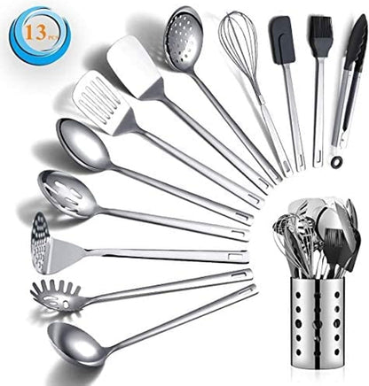 Stainless Steel Spatulas, Berglander Slotted Turner, Metal Turner For Cooking, Kitchen For Nonstick Cookware, Barbecue Spatulas, Dishwasher Safe, Easy to Clean