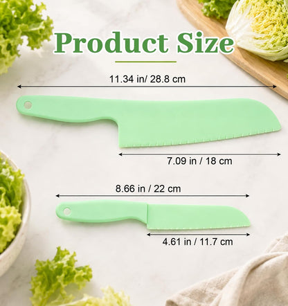2 Pcs Lettuce Knife to Prevent Browning, Plastic Lettuce Knife, Dishwasher