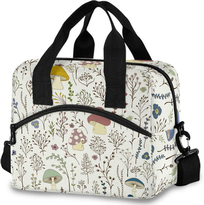 Colorful Leopard Insulated Lunch Bag Rainbow Animals Skin Print Reusable Cooler Lunch Tote Box with Shoulder Strap for Work Picnic School Beach