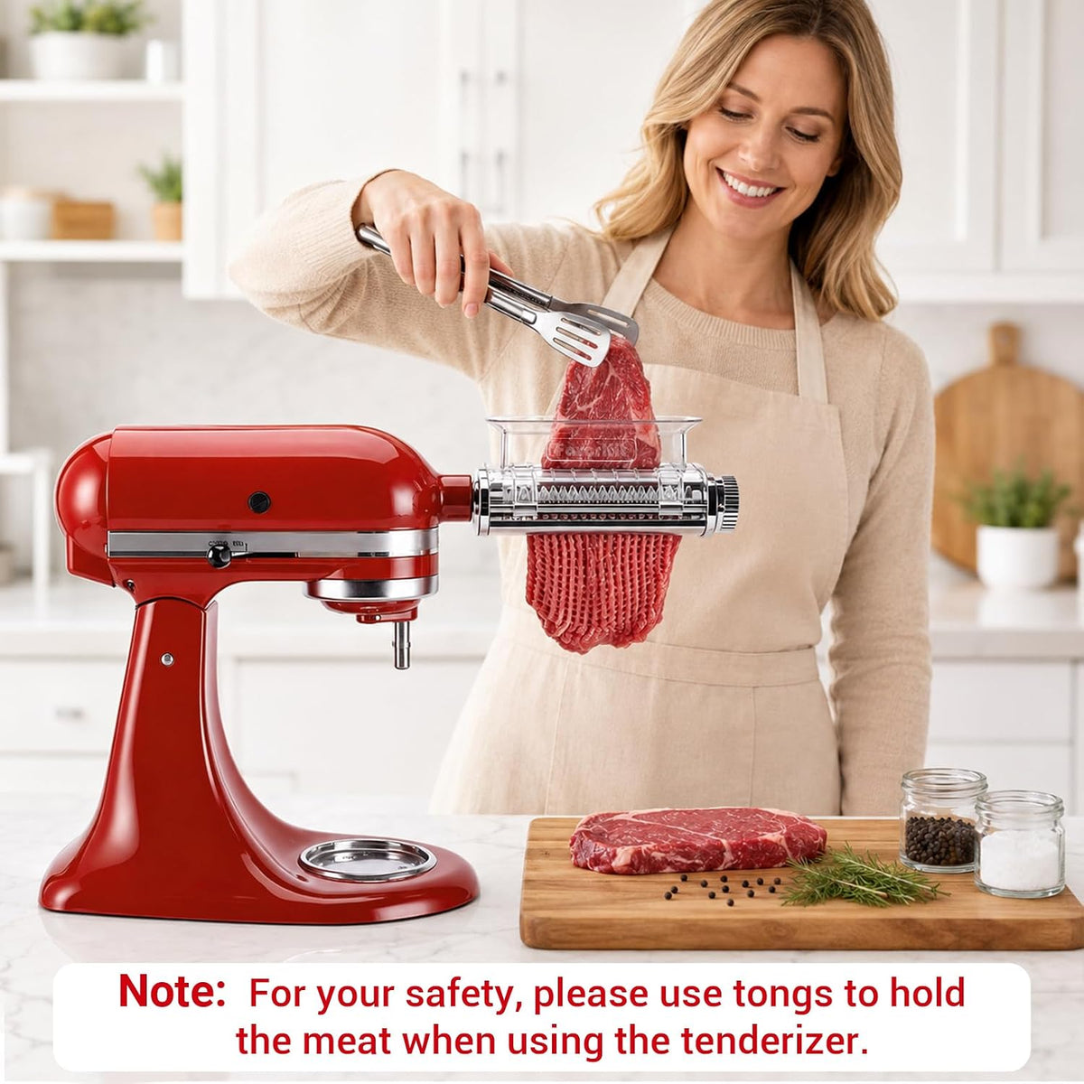 Meat Tenderizer Attachment for KitchenAid Stand Mixers
