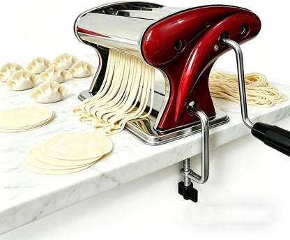 XINGYUEXUAN Pasta Maker Machine, Manual Noodle Maker, 2mm & 4mm Cutters