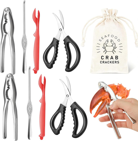Premium Complete Crab Crackers and Tools Set