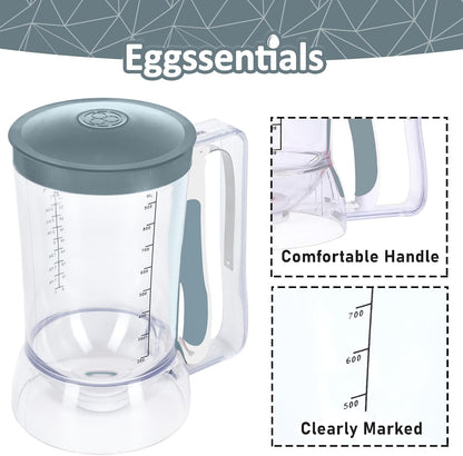Eggssentials Pancake Batter Dispenser with Squeeze Handle Pancake Dispenser