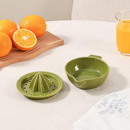 Ceramic Citrus Lemon Orange Juicer Manual Squeezer, Hand Juicer Reamer