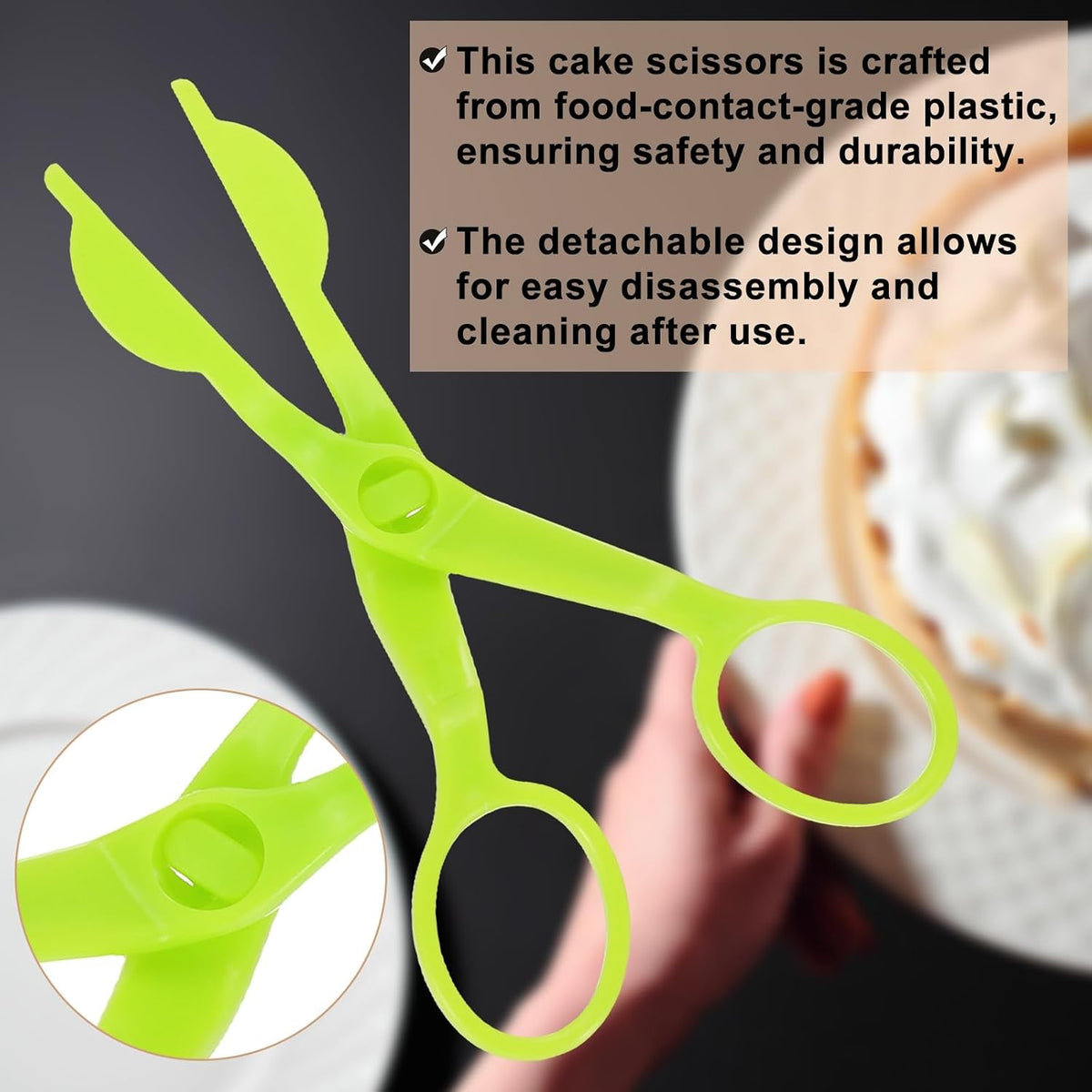 uxcell 3Pcs Flower Lifter Cake Decorating 5.1x2.2" Fondant Tool Purple