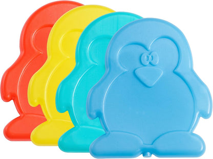 Cool Coolers Kids Lunch Box Ice Packs, Slim Ice Packs for Lunch Bags, Lunch Ice Packs ReusableMulticolored 4 Pack (Butterfly)