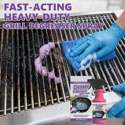 2/3/5PCS Fast-Acting Heavy-Duty Grill Degreaser Spray, BBQ Grill Cleaner Spray,grill Degreaser for Outdoor Grills,Grills Grate Cleaner and Degreaser for Burnt Food & Grease (1)
