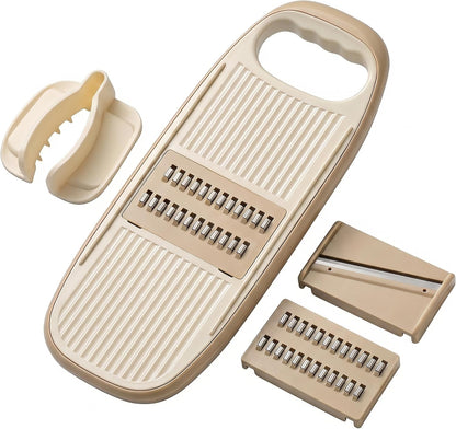 NACOLUS Handheld Mandoline Slicer for Kitchen,3 Blades with Hand Guard