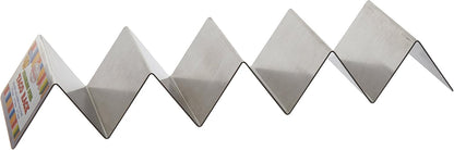 Winco 2-3 Compartments Stainless Steel Taco Holder, Medium