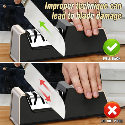 VIDOME Professional 3-Stage Electric Knife Sharpener