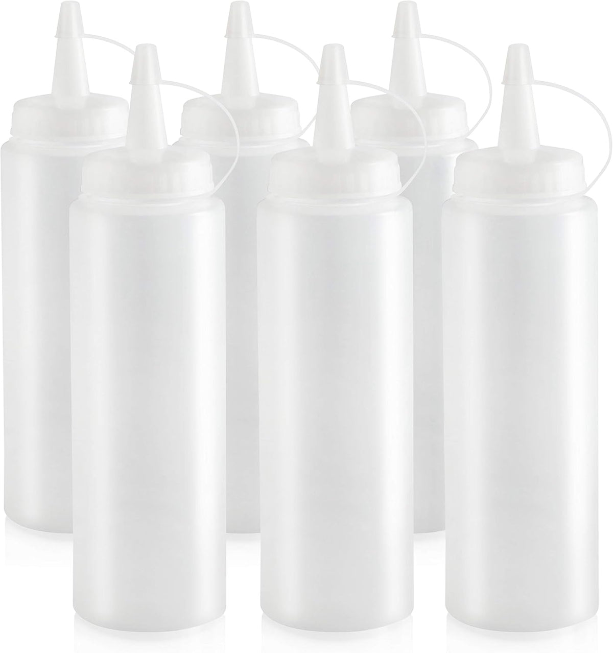 New Star Foodservice Squeeze Bottle, 12 oz, Red